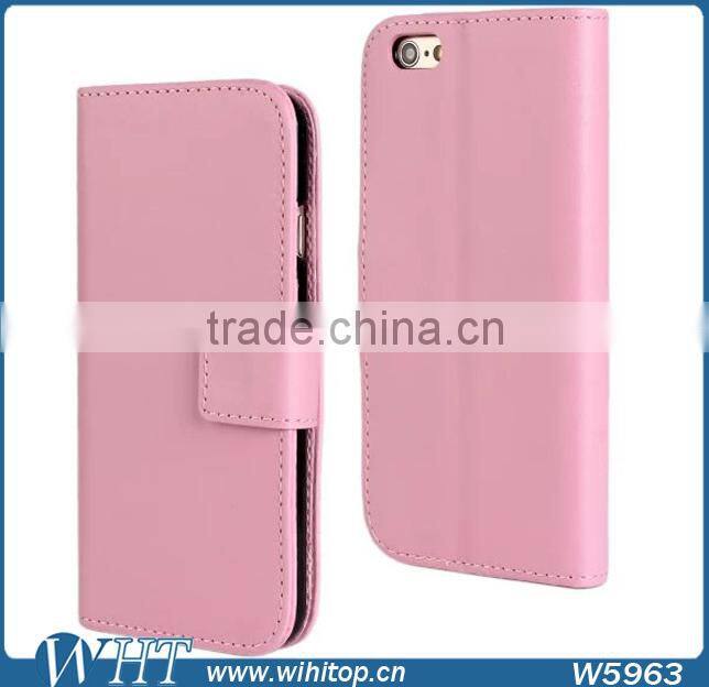 5.5 Inch Leather Case for iPhone 6 Puls Flip Wallet Case with Ultra Thin Stand New Phone Case