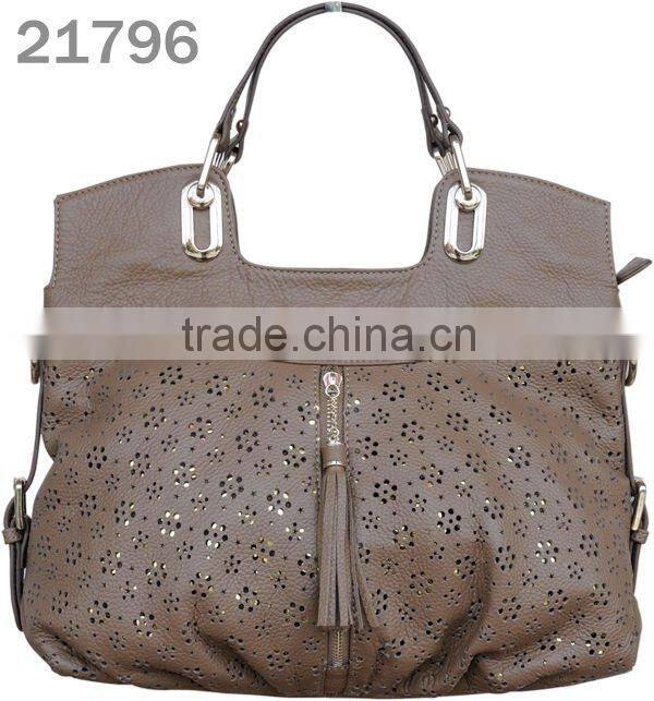 Hot Selling Perforated tote bags 2012 spring summer fashion handbags