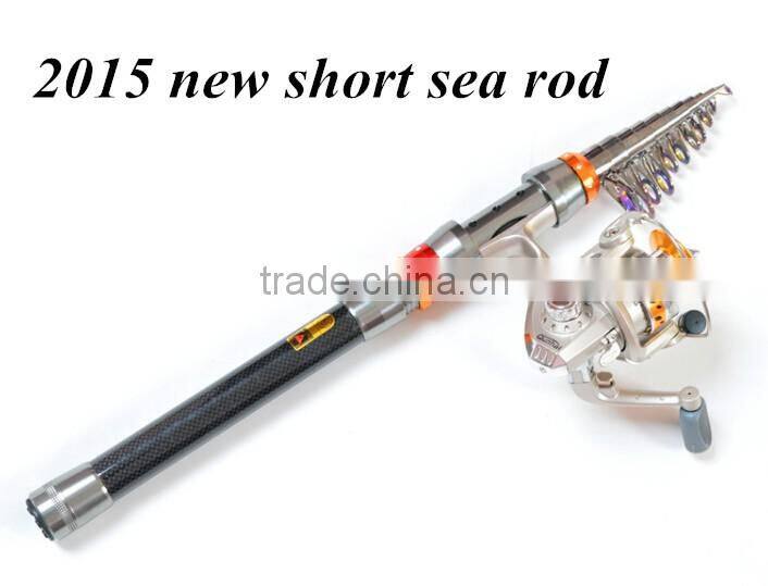 Super Light Carbon Portable Telescopic Pole Saltwater Casting Spinning Fish Pole Hand Sea Fish Tackle Wholesale 1.8-3.6M