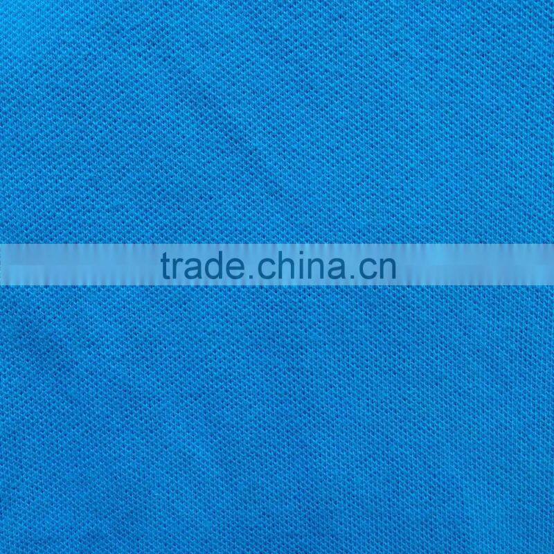 100% cotton pique polo shirt fabric