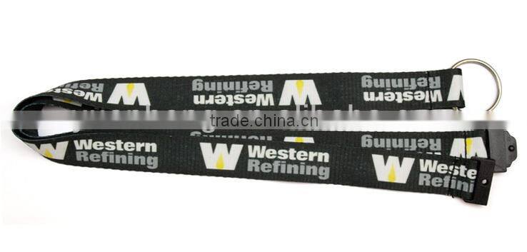 silk screen printed lanyard&lanyards free sample