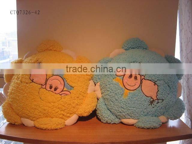 Christmas Character Plush Cushion Snowman Cushion Santa Claus Cushion, Moose Cushion, Penguin Cushion