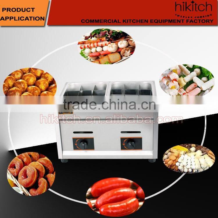 Commercial Stainless Steel LPG gas oden machine