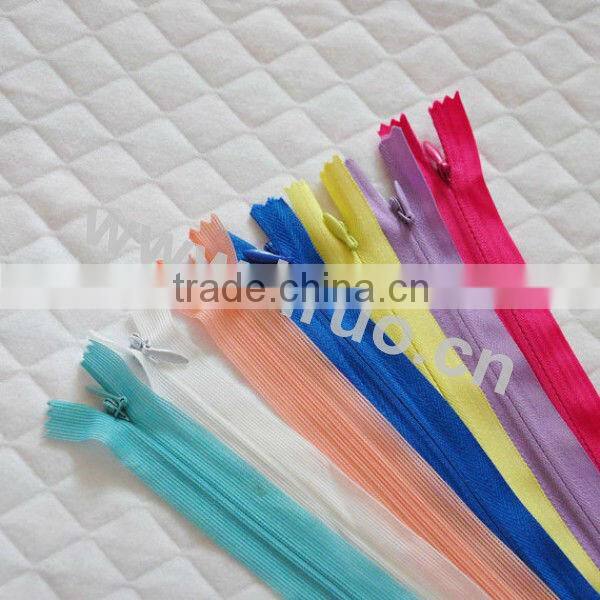 Lace 3# invisible nylon zipper for dress