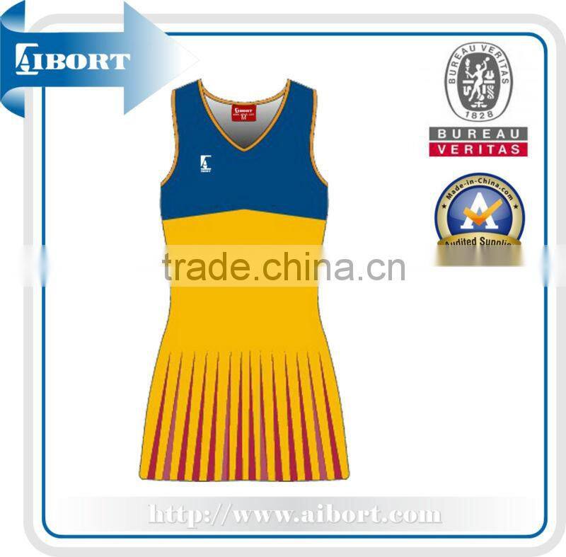 New sublimated netball uniforms for girls