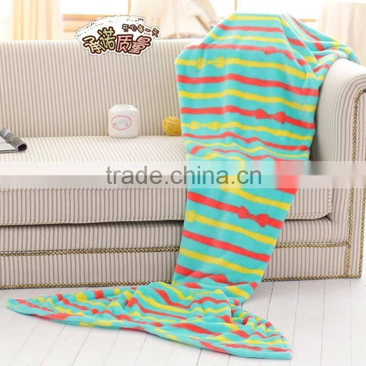 2016 Adult Child plush softextile mermaid blanket Softtextile blanket mermaid Mermaid tail blanket
