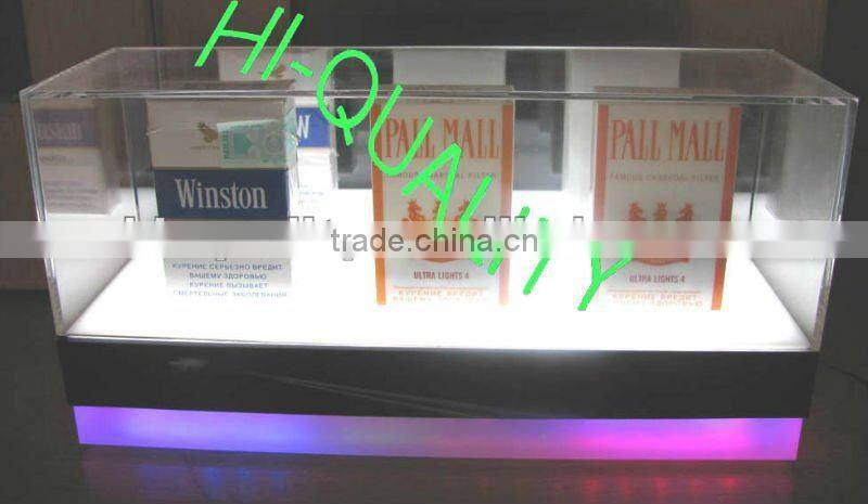 Super Acrylic Backlit Pos Display / Store Cigarette displays