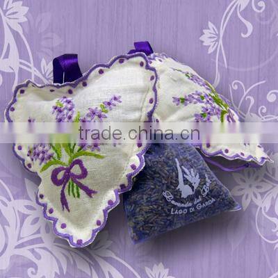hand embroidery lavender bag