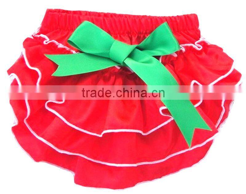 fashionable colorful heart print ruffled fancy girl baby bloomers