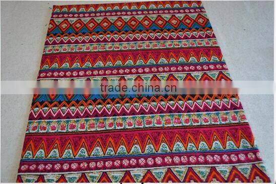 linen-cotton bohemia printed fabric