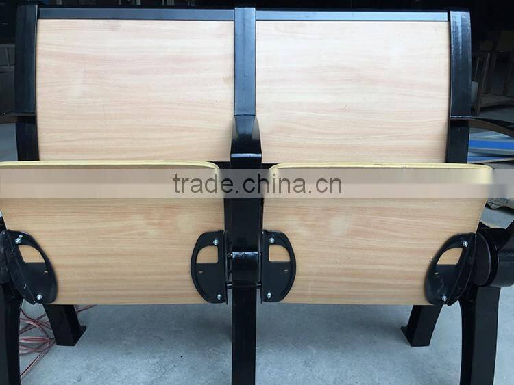 Cheap Attached Folding College School Student Desk and Chair HXFD002