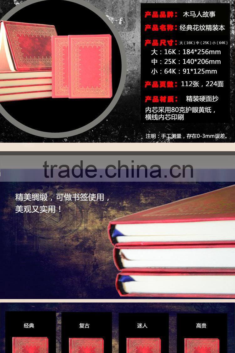 Hardcover Custom Journal Exercise Notebook with Ribbom Marker