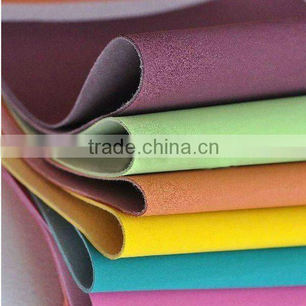 2013 popular PU upper leather,PU nubuck