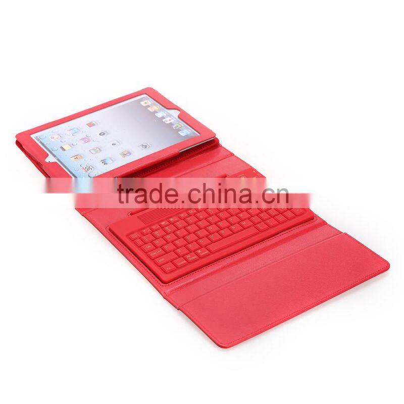 Bluetooth Keyboard for Ipad2 for Ipad3 ,leather cover for samsung Phone