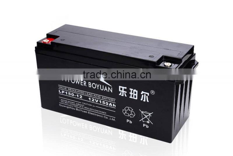 CE ROHS 12v 150ah Battery Rechargeable Emergency Light Batteries