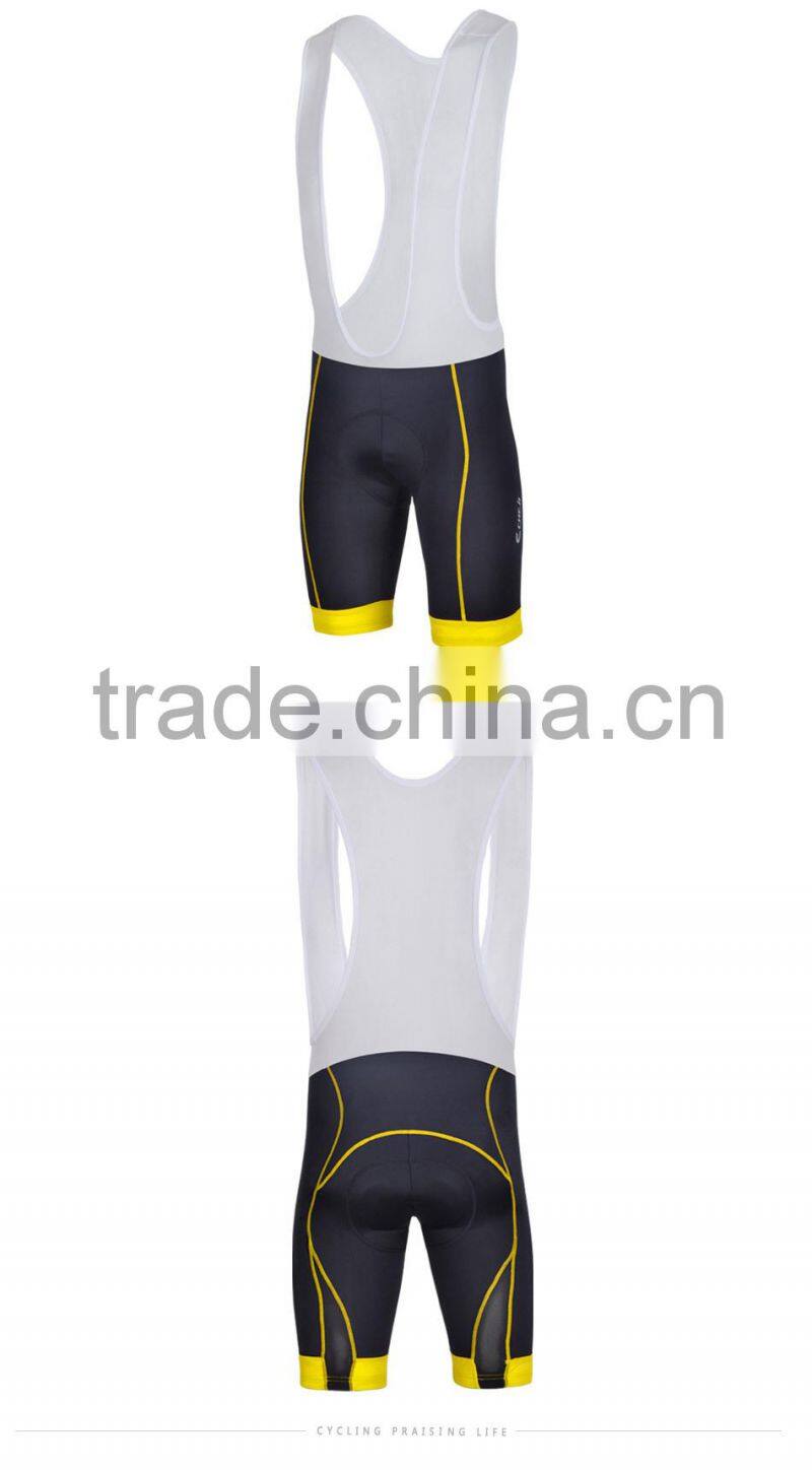 OEM Custom wholesale yellow color mountain bike wear cycling jersey