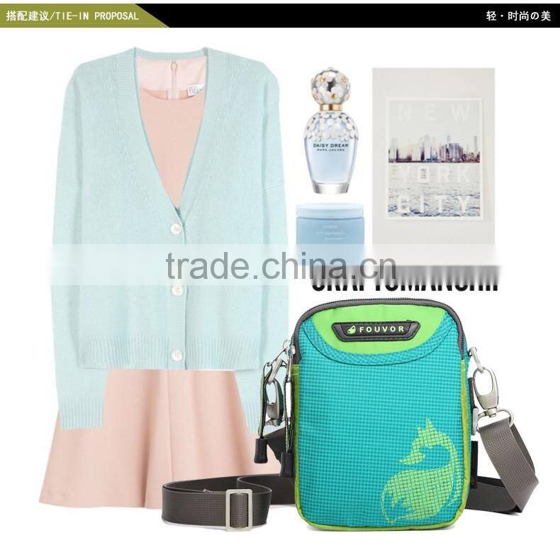 2016 Factory Colorful Custom logo Single Strape Shoulder Messenger Bags for Lady and Men