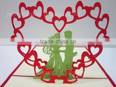 Viet Nam Pedicab 3d greeting card