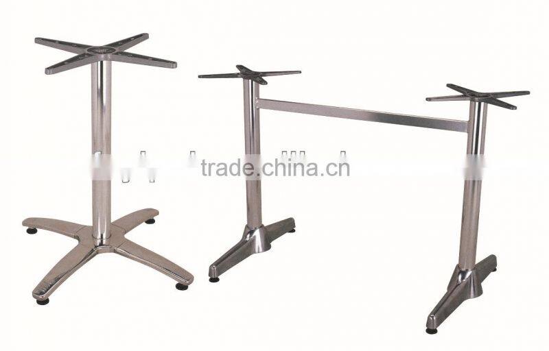 Used long dining table leg aluminum mental table base F3H2A