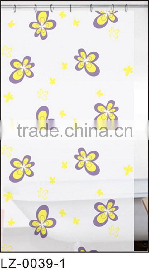 printed EVA shower curtain, good quality,180*180cm