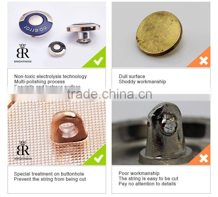 Personalized brand name staple labels for clothing Brightness C1-80008