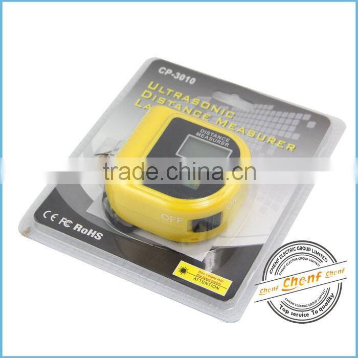 OEM Digital portable Ultrasonic Range finder with laser pointer 18M