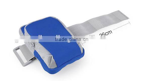 High - grade double zipper wrist pack arm of mobile phone key outdoor sports bag;Running Mobile Phone nylon sport arm bag