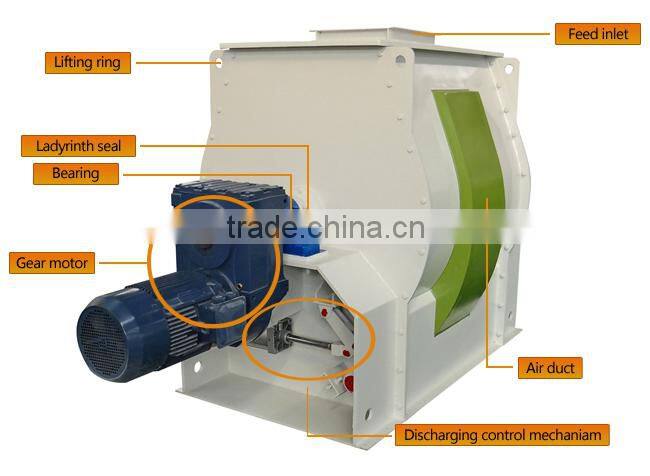 feed animal feed crusher and mixer hammer mill