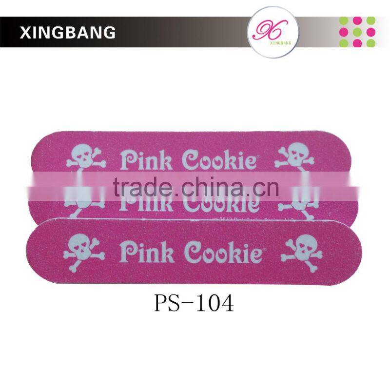 nail file, trimmed emery board file for nail care with oval shape