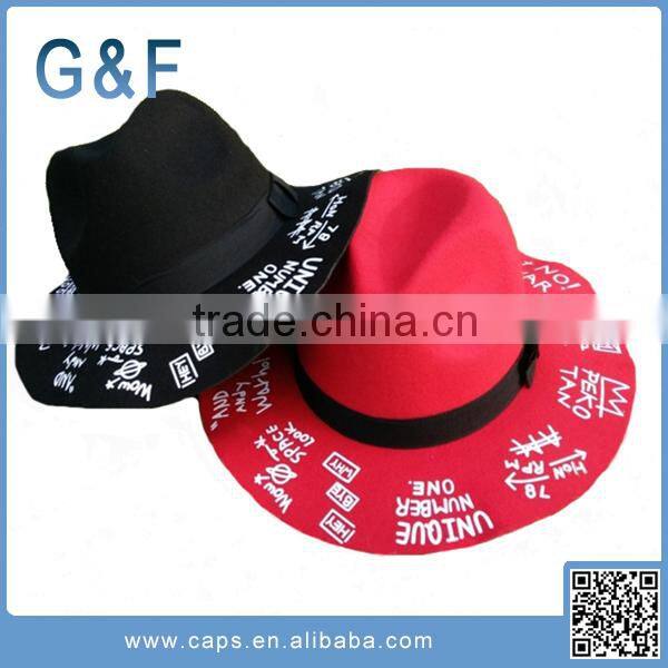 Hot Style Girls Wide German Felt Hat Bodies