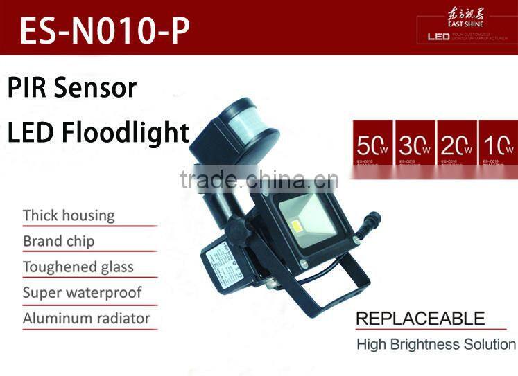High shock resistant waterproof CE RoHS led flood light housing