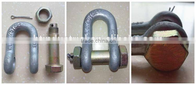 Qingdao rigging AS2741 grade s marine rated d shackles