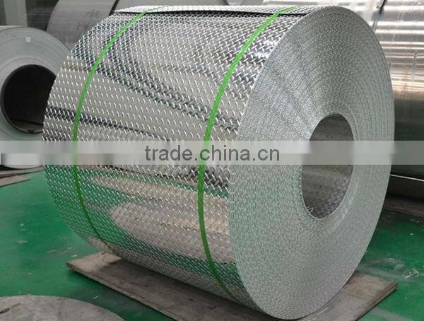 1100 1060 3003 Diamond Pattern Embossed Aluminium Coils