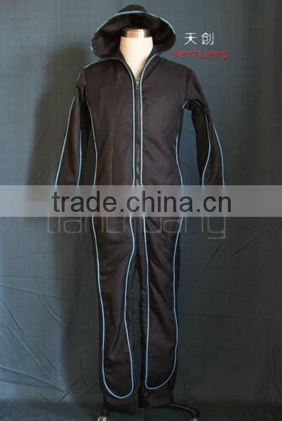 Remote Control Fiber Opitc LED Light Up Dance Wear LED Suits