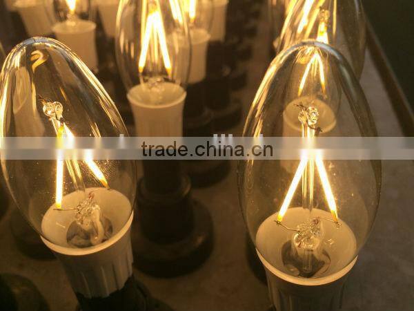 2014 new 360degree COB 2w Filament bulb E14 base