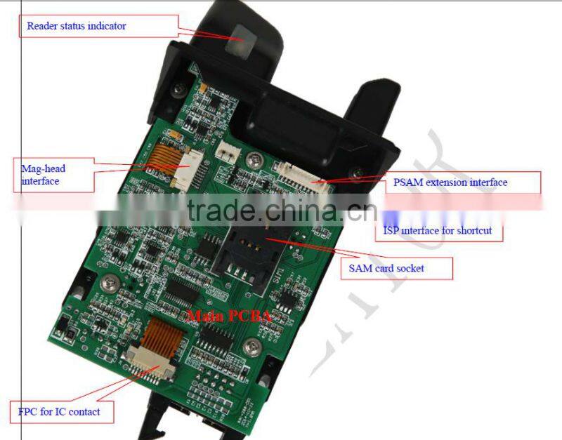 Vending Machine Kiosk CRT-288C Manual Dip Card Reader