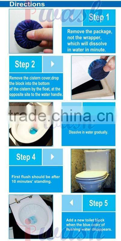 Continuous Fragrant Foam Rich Hotel Article Blue & Bleach Toilet Tablet For Toilets In Japan Without Any Causticity Or Toxicity