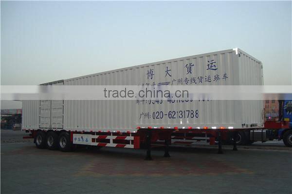 CIMC Cheap 2/3 Axle Dry Van Semi Trailer,Cargo Box Container Trailer
