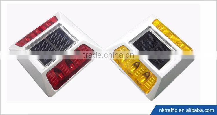 Aluminum led solar cat eyes road stud