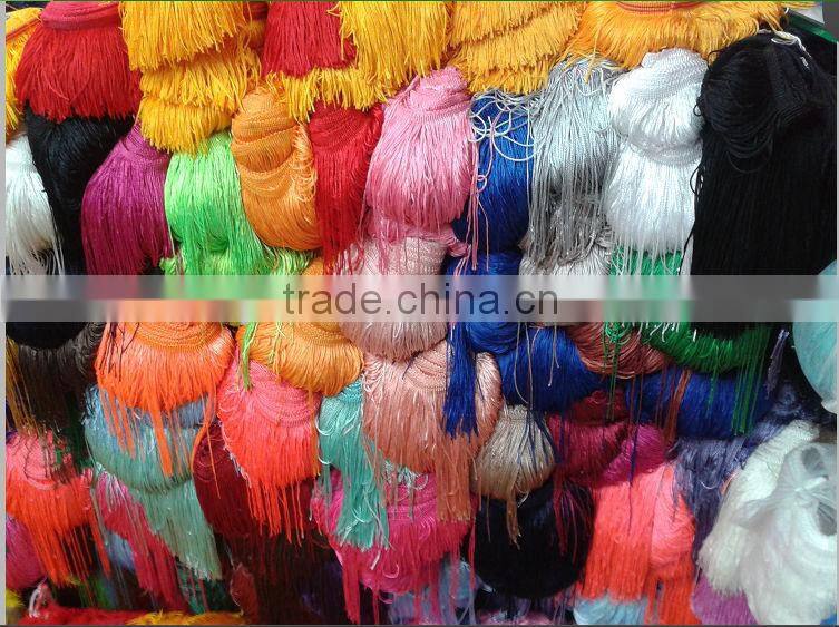 rayon fringe ,rayon chainette fringe,rayon tassel fringe for dresses