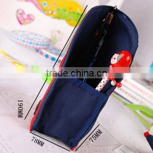 Space save Standing pencial bag zip closure Reasonable price in Shenzhen