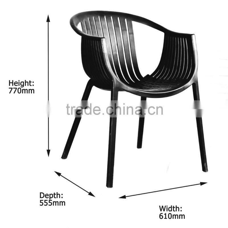 Small sapce cheap stackable chair plastic chair