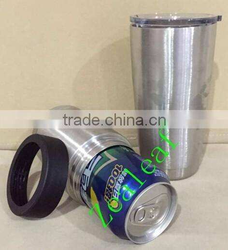 High quality vacuum stainless steel can cooler,vacuum insulated double wall freezer stainless steel can cooler