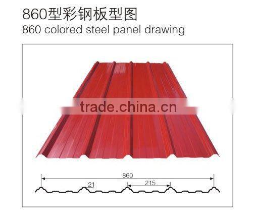 910 roll forming machine /aluminum panel forming machine