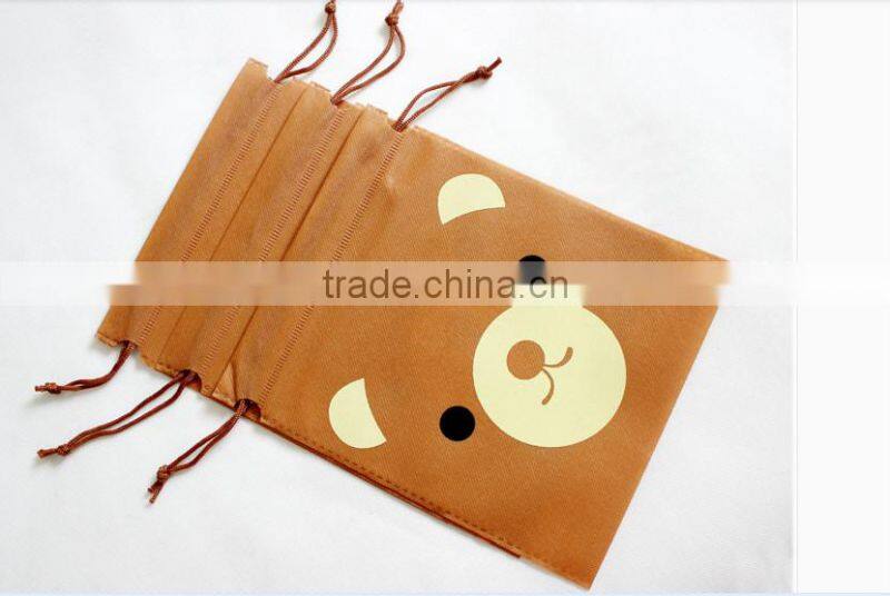 High Quality Mini Non-Woven Fabric Drawstring Bag/ Small Non Woven Drawstring Pouch (directly from factory)