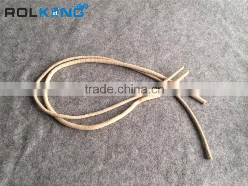 white customized diameter wool cord