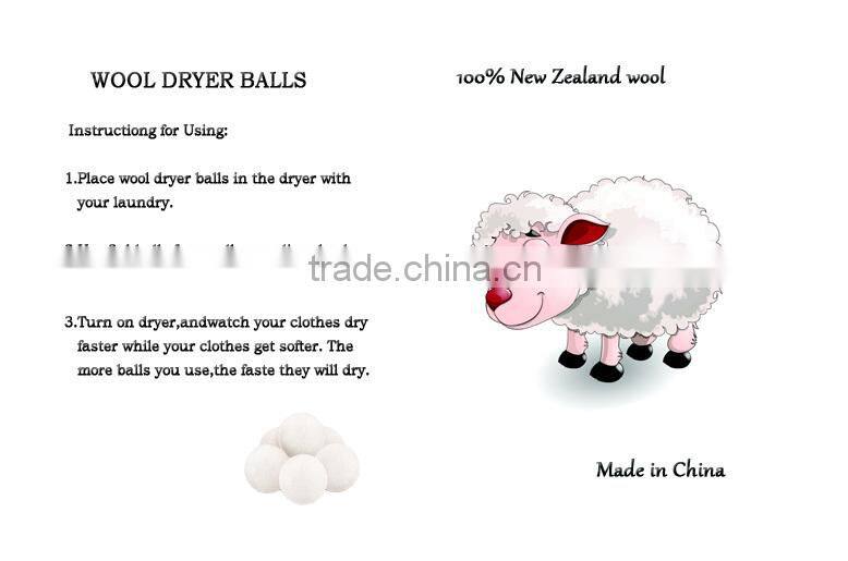 Eco-Friendly Felt Dryer Balls/Laundry Dryer ball