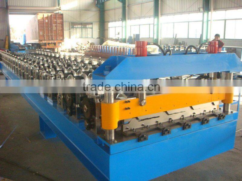 Aluminum Roofing Sheet Roll Forming Machine With Uncoiler, Metal Sheet Decoiler For Sale