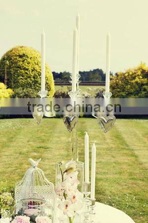 5 arms crystal candelabra