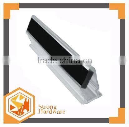 PVC glass shower door seal strip weather stip rubber sealing strip ,Water proof,U shape magnetic water proof